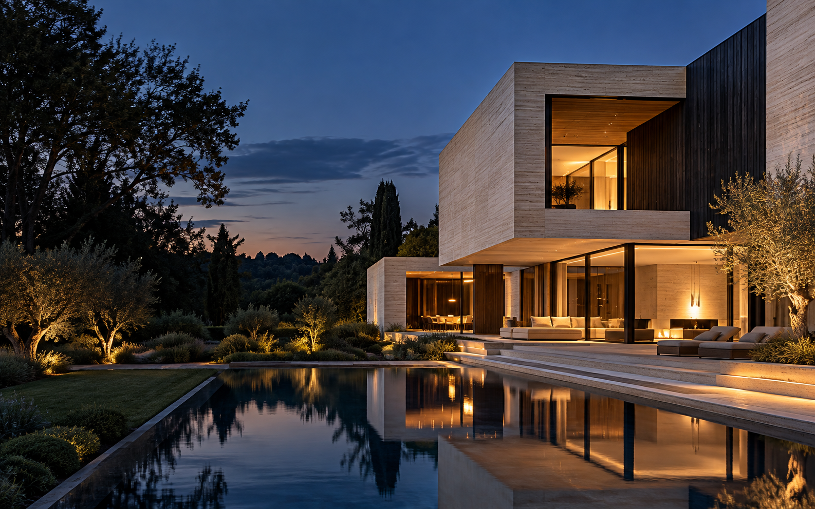 Projet architectural contemporain présenté comme exemple de site VLUGER